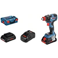 Bosch Professional GDX 18V–200 C - Llave de impacto a batería (18V- 200 Nm- conectable- 2 baterías ProCore x 4.0 Ah- en…